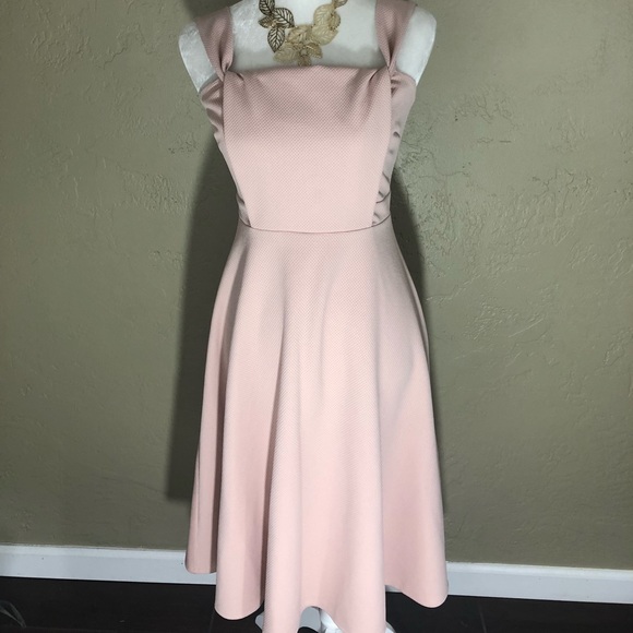 ASOS Dresses & Skirts - ASOS NWOT Blush Asymmetrical Sleeveless Midi Dress